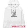 Bird Cage White color Hoodies