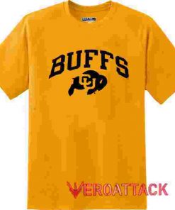 CU Buffs Gold Yellow T Shirt Size S,M,L,XL,2XL,3XL