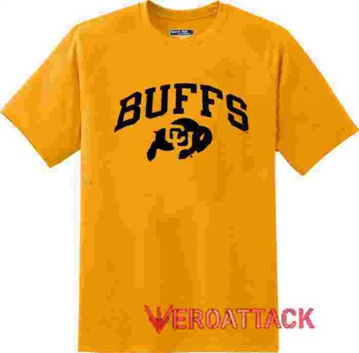 CU Buffs Gold Yellow T Shirt Size S,M,L,XL,2XL,3XL