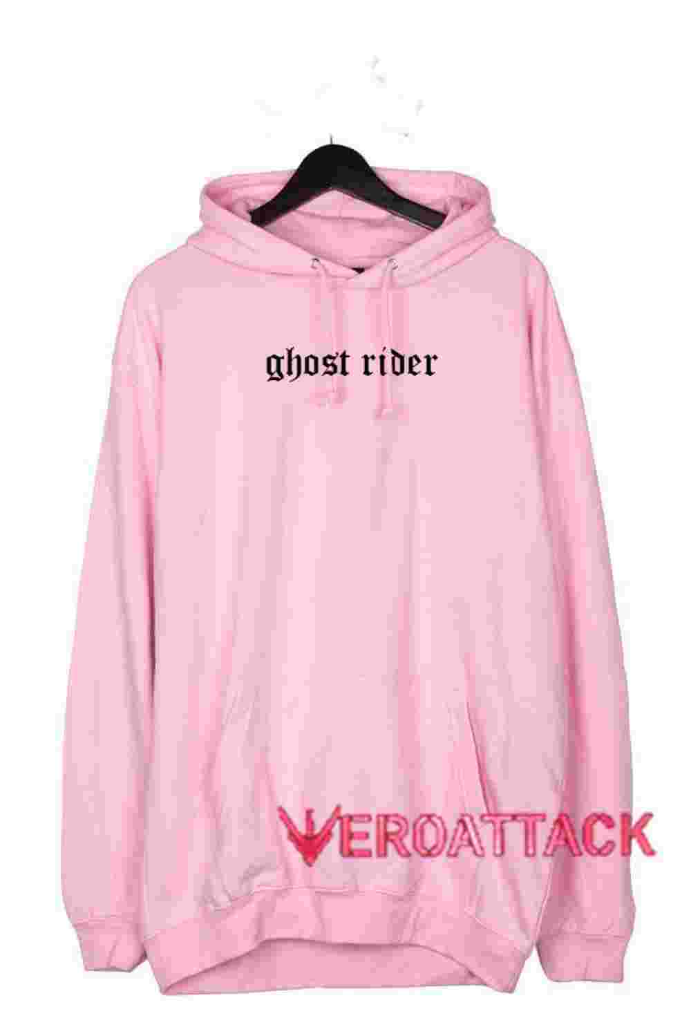 Ghost Rider Font Light Pink color Hoodies