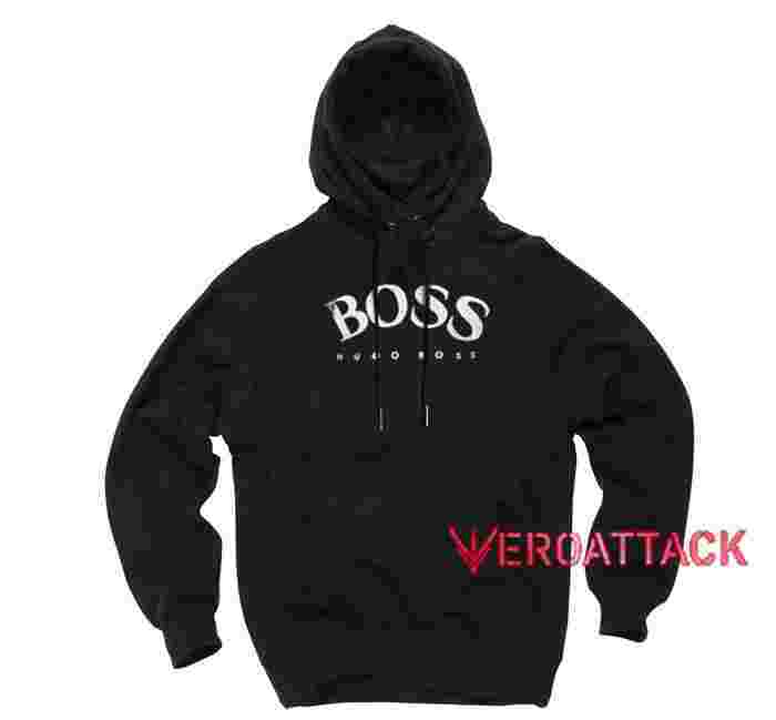 boss hoodie black