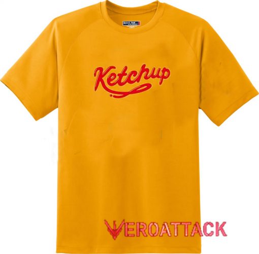 Ketchup Gold Yellow T Shirt Size S,M,L,XL,2XL,3XL