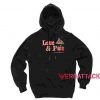 Love and Pain Black color Hoodies