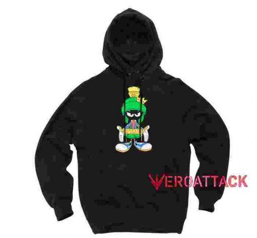 Marvin the Martian Black color Hoodies