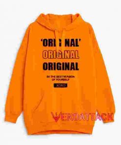 Original Xoxo Orange color Hoodies