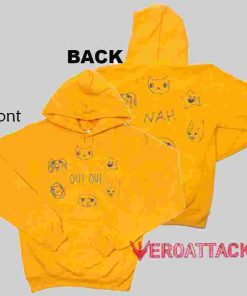 Oui Nah Gold Yellow color Hoodies
