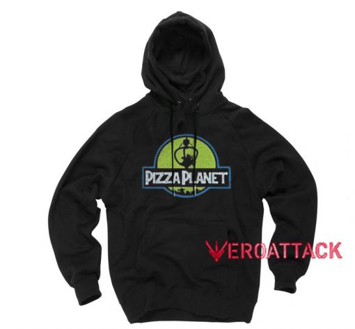Pizza Planet Black color Hoodies