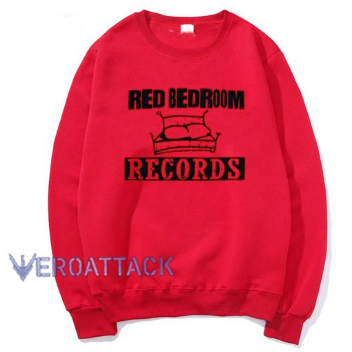 Red Bedroom Record Red Unisex Sweatshirts