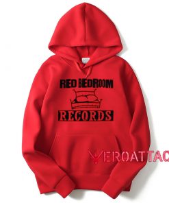 Red Bedroom Record Red color Hoodies