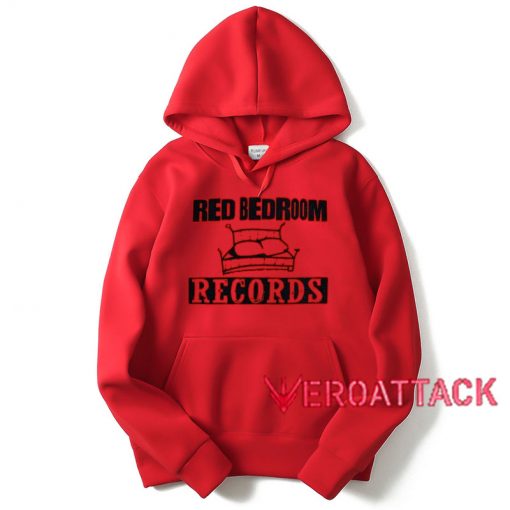 Red Bedroom Record Red color Hoodies