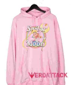 Sailor Moon Light Pink color Hoodies