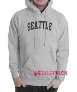 Seattle Grey color Hoodies
