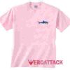 Shark Light Pink T Shirt Size S,M,L,XL,2XL,3XL