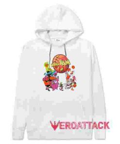 Space Jam Jump Ball White color Hoodies