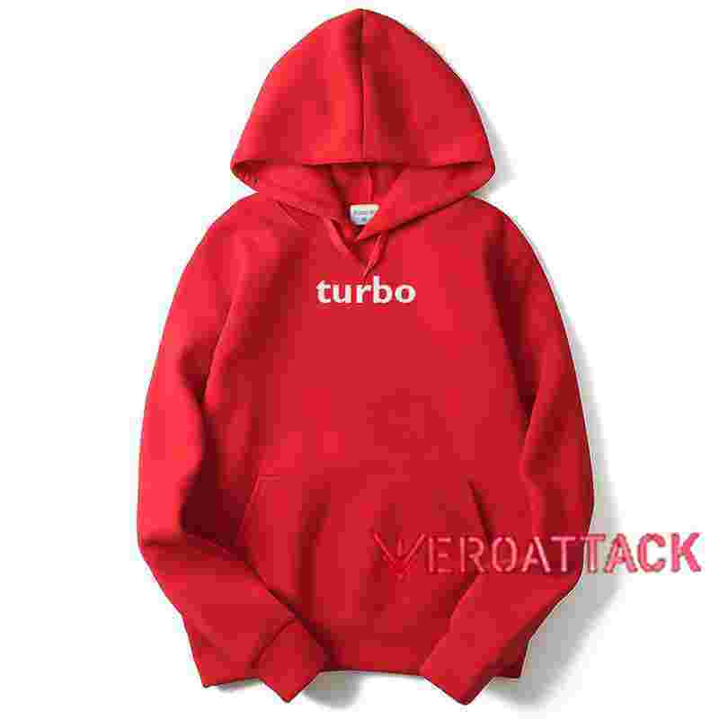 Turbo Red color Hoodies