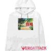 Vacation White color Hoodies