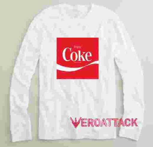 Enjoy Coke Logo Long sleeve T Shirt