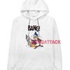 Bank Donald Duck White color Hoodies