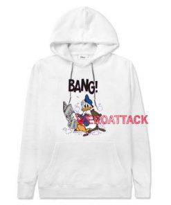 Bank Donald Duck White color Hoodies