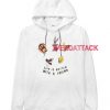 Better With Friend White color Hoodies