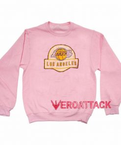 LA Lakers Los Angeles Light Pink Unisex Sweatshirts