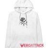 No Love Japanese White color Hoodies
