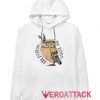 Owl Be Brave, Wild And Free Boho White color Hoodies