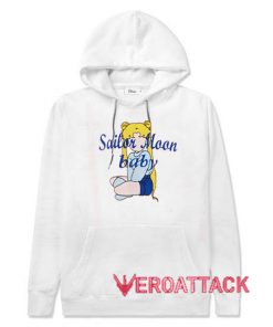 Sailor Moon Baby White color Hoodies