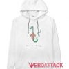 Snake Love, Not War White color Hoodies