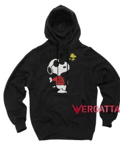 Snoopy & Woodstock Black color Hoodies