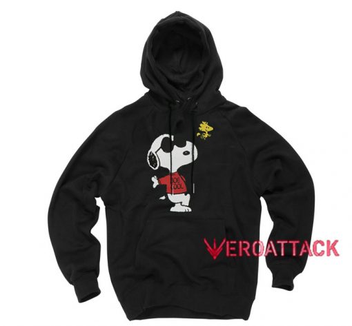 Snoopy & Woodstock Black color Hoodies