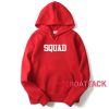 Squad Red color Hoodies