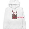 Strawberry White color Hoodies