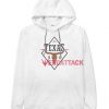 Texas State White color Hoodies