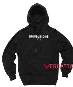 Troublesome 20xx Black color Hoodies