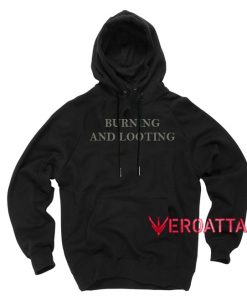 Burning and Looting Black color Hoodies
