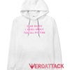 About You All The Time White color Hoodies