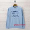 Discount Luxury Light Blue Unisex Sweatshirts