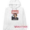 Enlist in the Waves White color Hoodies