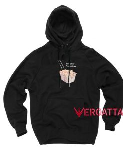 French Fries Black color Hoodies