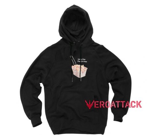 French Fries Black color Hoodies