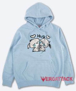 Hug Puppy Light Blue color Hoodies