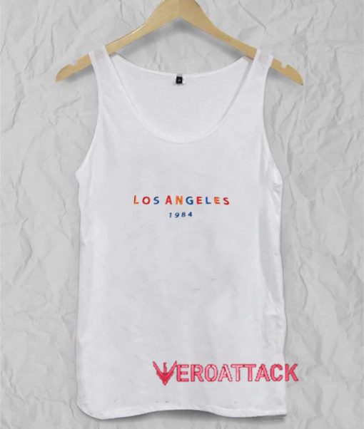 Los Angeles 1984 Letter Tank Top Men And Women