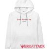 Los Angeles 1984 Letter White color Hoodies