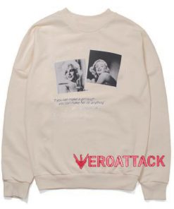 Marilyn Monroe Polaroid Cream Unisex Sweatshirts