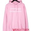 Oversized Everything Light Pink color Hoodies