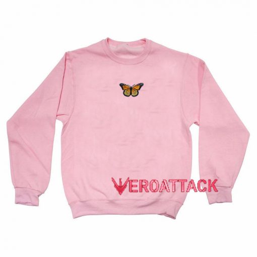 Serena Butterfly Light Pink Unisex Sweatshirts