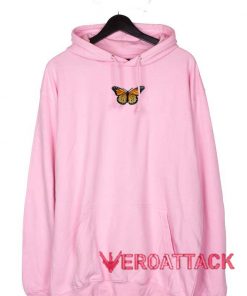 Serena Butterfly Light Pink color Hoodies
