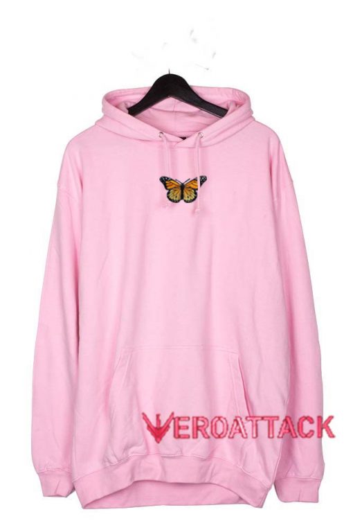 Serena Butterfly Light Pink color Hoodies