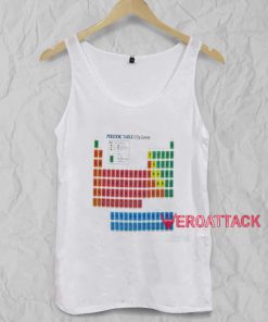 Vintage Periodic Table Of The Elements Tank Top Men And Women